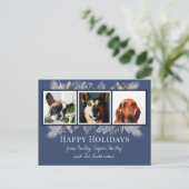 Custom Pet Weihnachten Postkarte (Stehend Vorderseite)