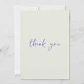 Custom Peter das Kaninchen Baby Dusche Danke (Rückseite)