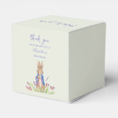 Custom Peter das Kaninchen Baby Dusche Danke Geschenkschachtel (Rückseite)