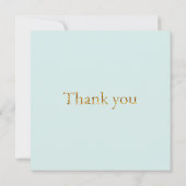 Custom Peter das Kaninchen Erster Geburtstag Dankeskarte (Rückseite)