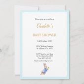 Custom Peter der Kaninchen Baby Dusche Einladung (Rückseite)