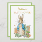 Custom Peter der Kaninchen Einladung (Vorne/Hinten)