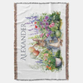 Custom Peter der Kaninchenballons Garten Decke (Vorderseite Vertikal)