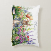 Custom Peter der Kaninchenballons Garten Dekokissen (Rückseite(Vertikal))