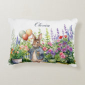 Custom Peter der Kaninchenballons Garten Dekokissen (Rückseite)