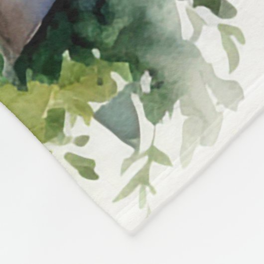 Custom Peter der Kaninchenballons Garten Fleecedecke (Ecke)