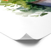 Custom Peter der Kaninchenballons Garten Poster (Ecke)