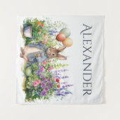 Custom Peter der Kaninchenballons Garten Wandteppich (Vorderseite (Horizontal))