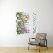 Custom Peter der Kaninchenballons Garten Wandteppich (Beispiel (Horizontal))