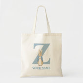 Custom Peter Rabbit - Letter Z Tote Bag Tragetasche (Vorne)