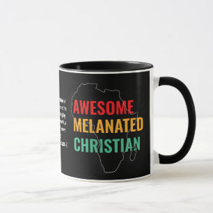 Custom Phantastisch Melanated Christlich Tasse