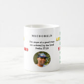 Custom Phantastisch Melanin MAN of GOD Foto Kaffeetasse (Mittel)