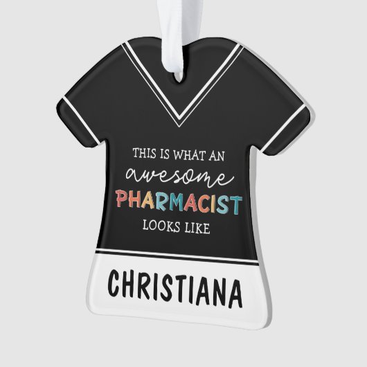 Custom Pharmacist Funny Phantastisch Pharmacist Ge Ornament (Vorderseite)