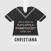 Custom Pharmacist Funny Phantastisch Pharmacist Ge Ornament (Vorderseite)