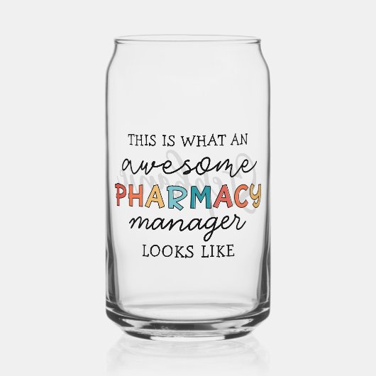 Custom Pharmacy Manager Phantastisch Funny Dosenglas (Vorderseite)