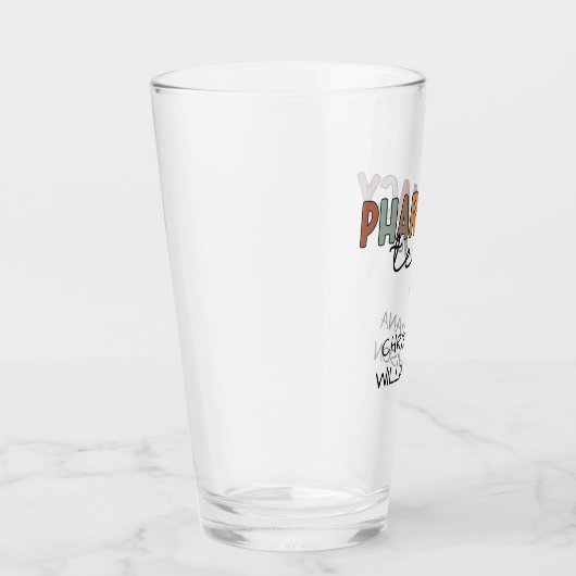 Custom Pharmacy Tech Retro Pharmacy Technique Glas (Rechts)