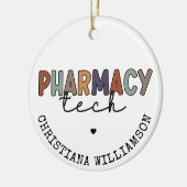 Custom Pharmacy Tech Retro Pharmacy Technique Keramik Ornament (Links)