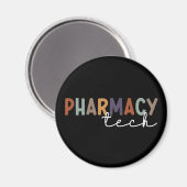 Custom Pharmacy Tech Retro Pharmacy Technique Magnet (Vorderseite/Rückseite)