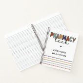 Custom Pharmacy Tech Retro Pharmacy Technique Notizblock (Innenseite)