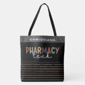 Custom Pharmacy Tech Retro Pharmacy Technique Tasche (Vorderseite)
