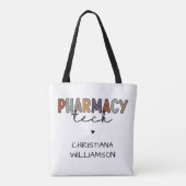 Custom Pharmacy Tech Retro Pharmacy Technique Tasche (Rückseite)