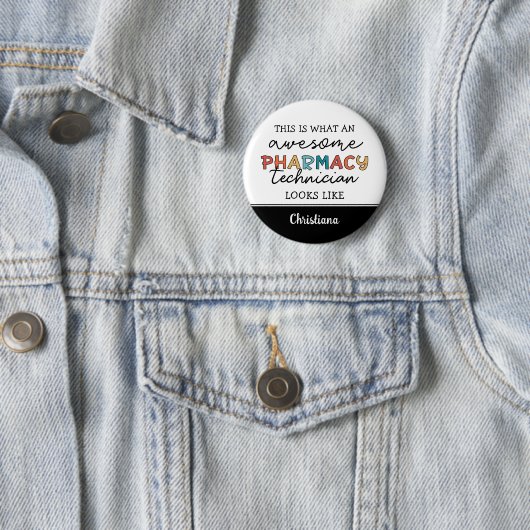 Custom Pharmacy Technique Phantastisch Funny Button (Beispiel)