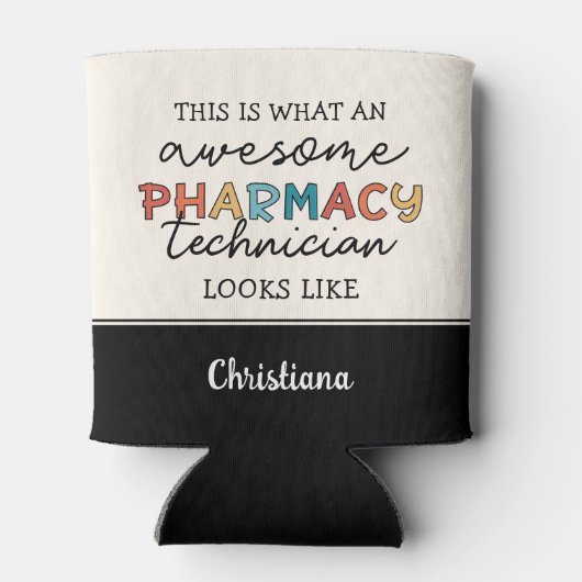 Custom Pharmacy Technique Phantastisch Funny Dosenkühler (Rückseite)