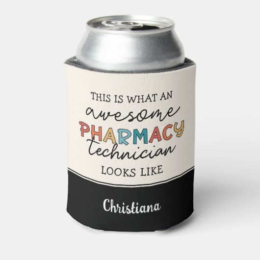 Custom Pharmacy Technique Phantastisch Funny Dosenkühler (Kanne Rückseite)