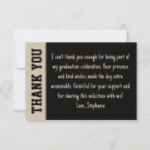 Custom PharmD Doctor of Pharmacy Graduation Party Dankeskarte (Rückseite)