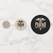 Custom PharmD Doctor of Pharmacy Graduation Party Konfetti (Rückseiten)