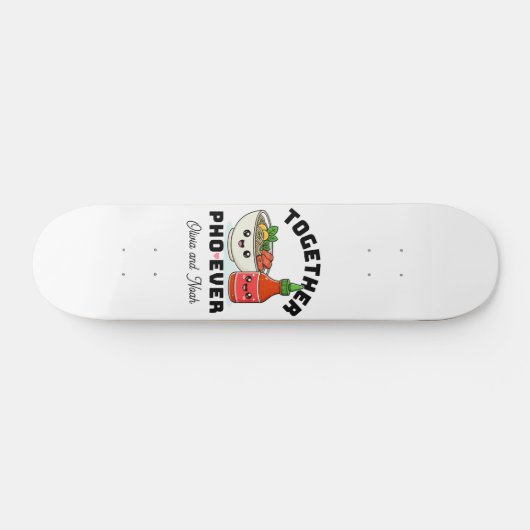 Custom Pho Pun Skateboard Gift (Horizontal)