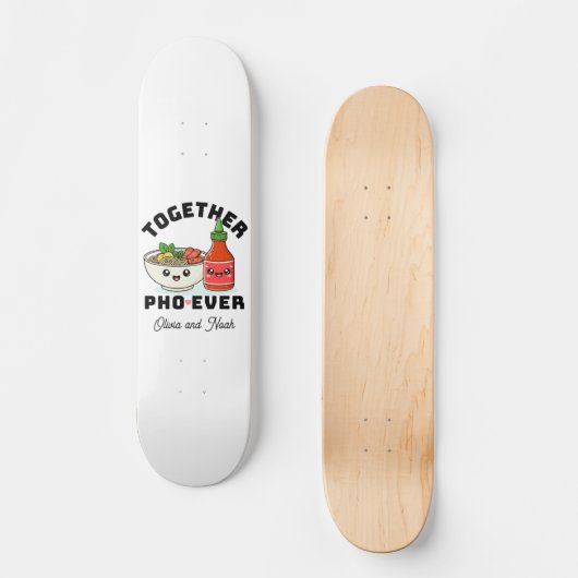 Custom Pho Pun Skateboard Gift (Vorderseite)
