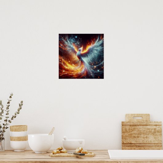 Custom Phoenix Wall Poster (Küche)