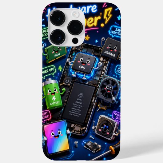 Custom Phone Case Animated Technology (Rückseite)