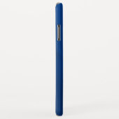 Custom Phone Case Football Shirt - Blau (Hinten/Rechts)