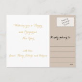 Custom Photo 2026 Calendar Christmas New Years Feiertagspostkarte (Rückseite)