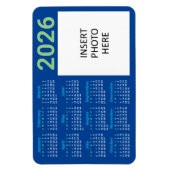 Custom Photo 2026 Calendar Magnet (Vertikal)