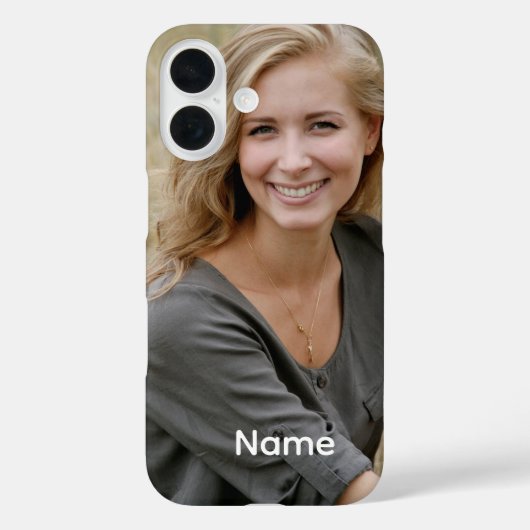 Custom Photo and Name. Case-Mate iPhone Hülle (Rückseite)