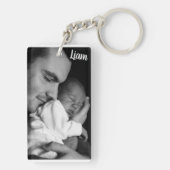 Custom photo and name keychain personalized schlüsselanhänger (Rückseite)