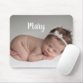 Custom photo and name mouse pad personalized mousepad (Mit Mouse)