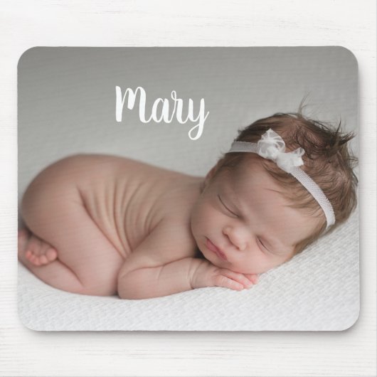 Custom photo and name mouse pad personalized mousepad (Vorne)