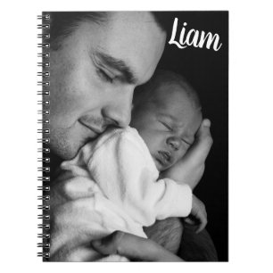 Custom photo and name notebook personalized notizblock