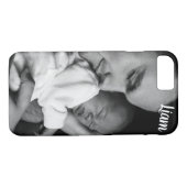 Custom photo and name phone case personalized (Rückseite (Horizontal))