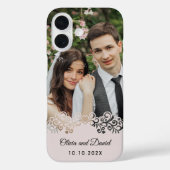 Custom Photo and Personalized Wedding Gift Case-Mate iPhone Hülle (Rückseite)