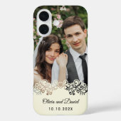 Custom Photo and Personalized Wedding Gift Case-Mate iPhone Hülle (Rückseite)