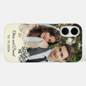 Custom Photo and Personalized Wedding Gift Case-Mate iPhone Hülle (Rückseite (Horizontal))
