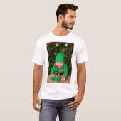 Custom photo and text Christmas T-Shirt (Vorne ganz)