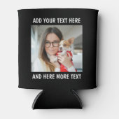 Custom Photo and Text Dosenkühler (Vorderseite)