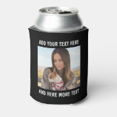 Custom Photo and Text  Dosenkühler (Kanne Rückseite)