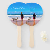 Custom Photo and Text Han Fan Your Own Design Fächer (Vorne und Hinten)
